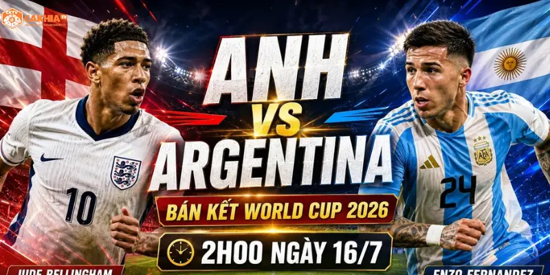 Anh vs Argentina